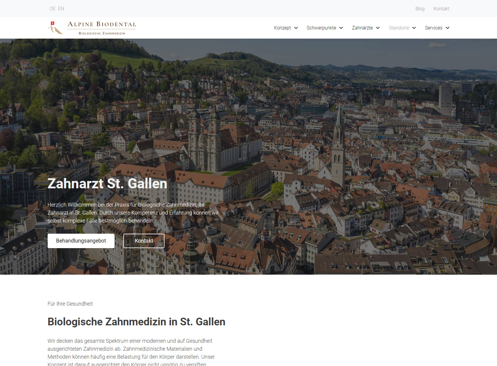 Zahnarzt St. Gallen | Alpine BioDental | Biologische Zahnmedizin