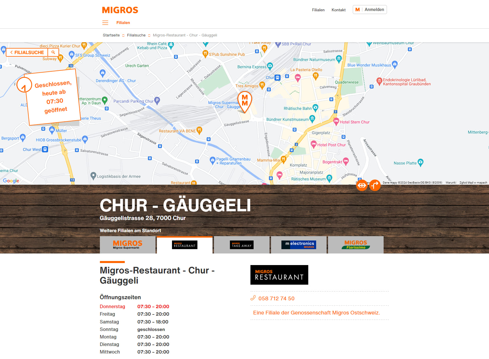 Migros-Restaurant - Chur - Gäuggeli