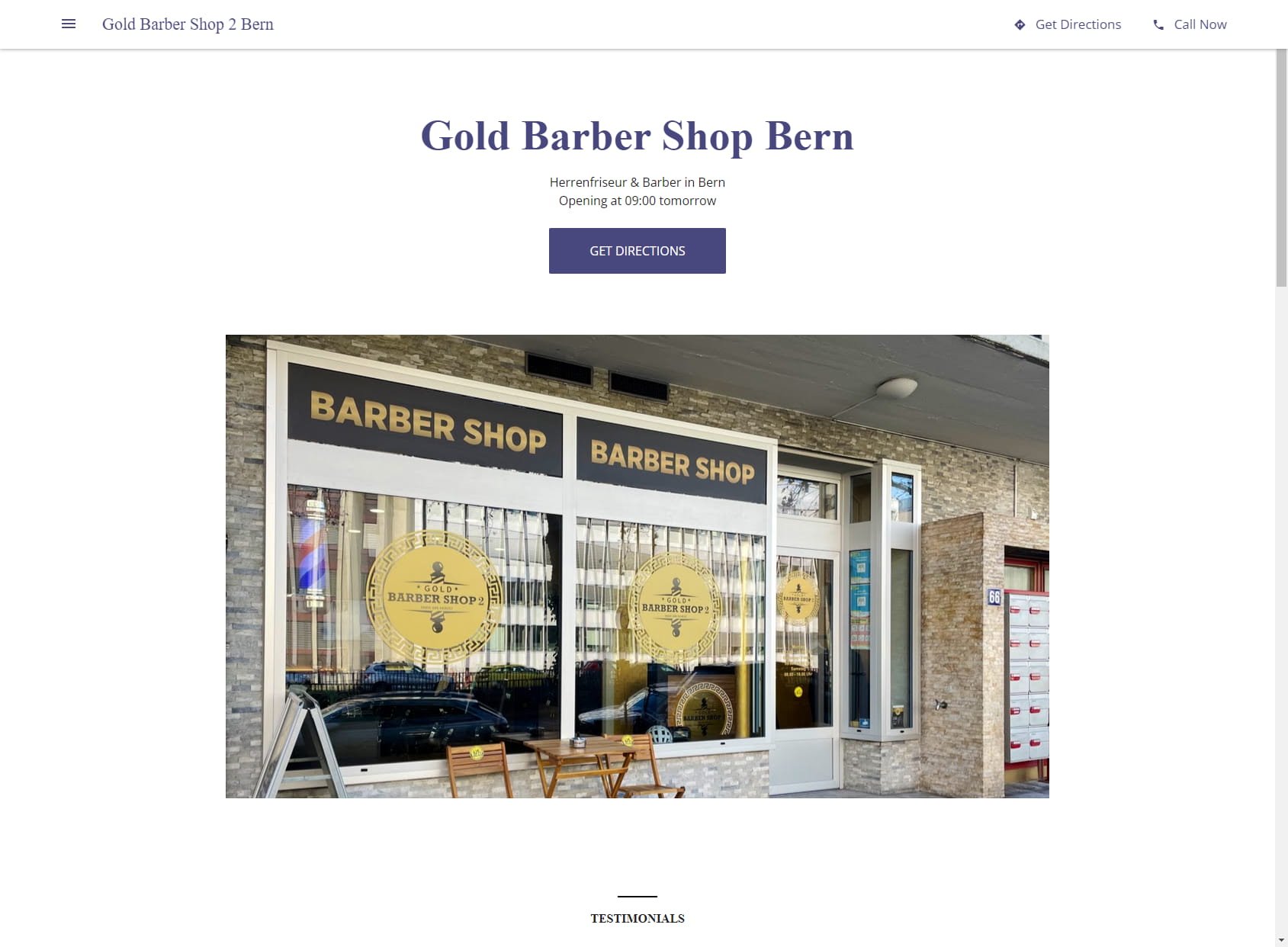 Gold Barber Shop 2 Bern