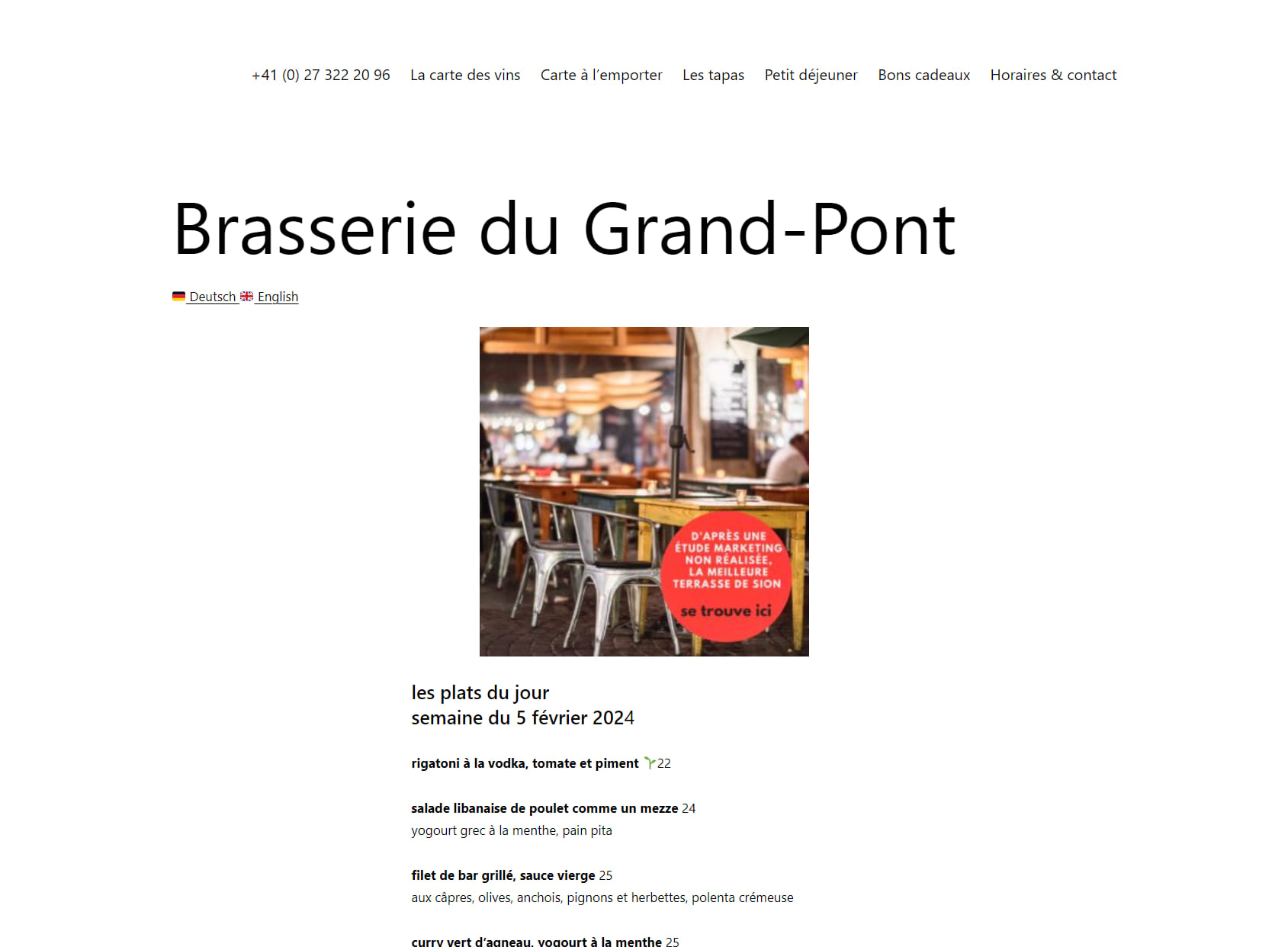 Brasserie du Grand Pont