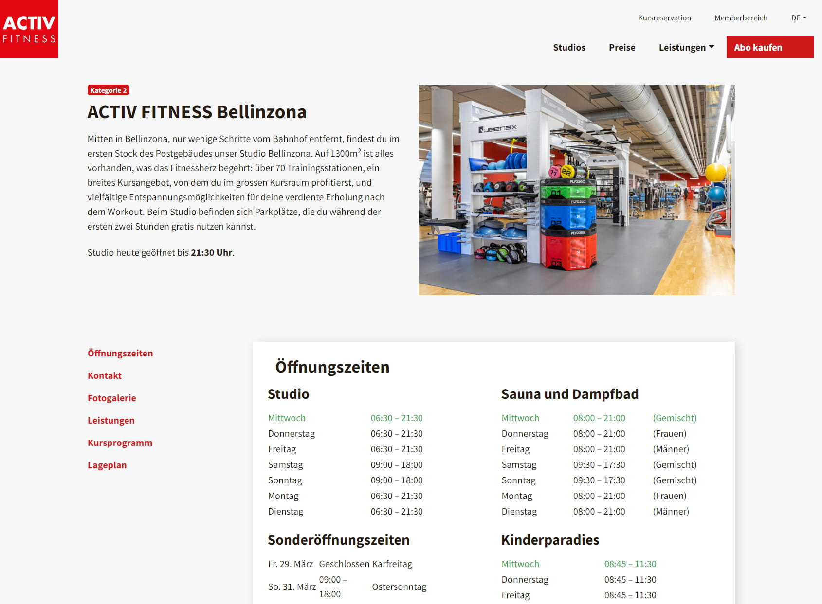 Activ Fitness Bellinzona