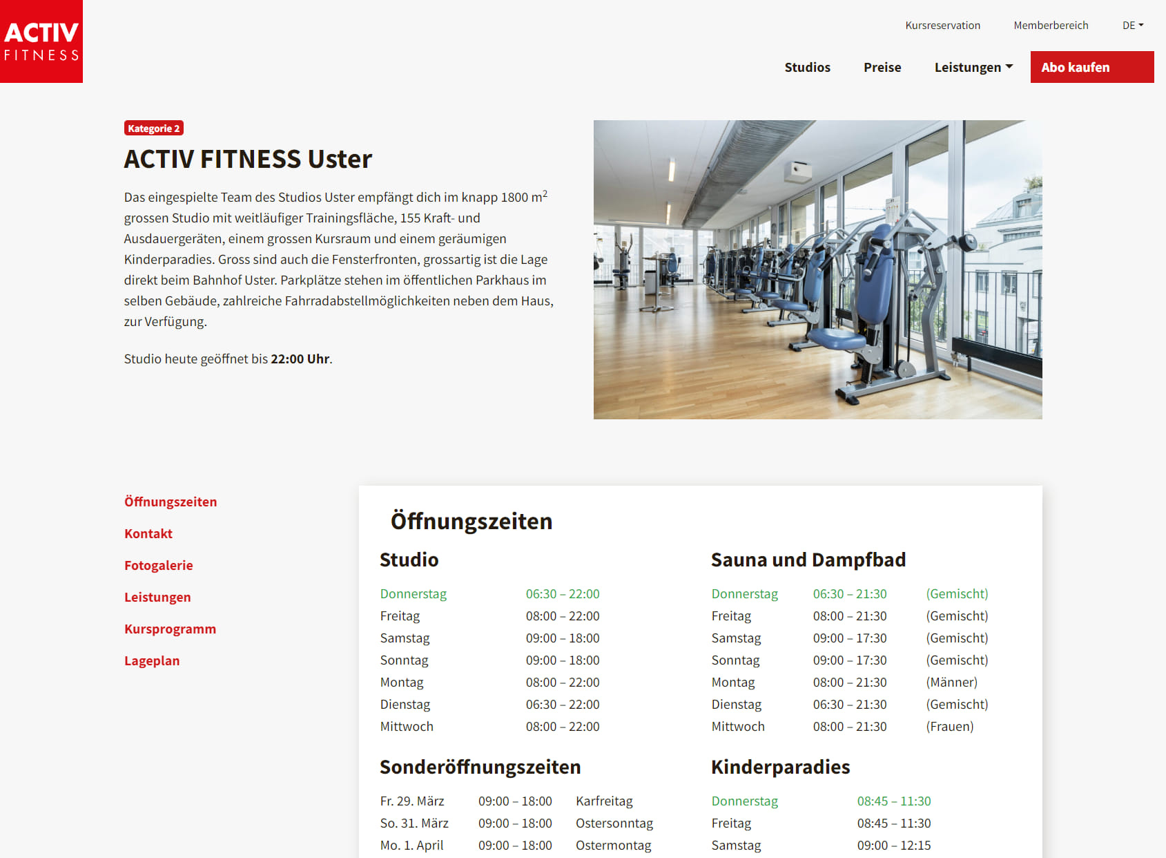 Activ Fitness Uster