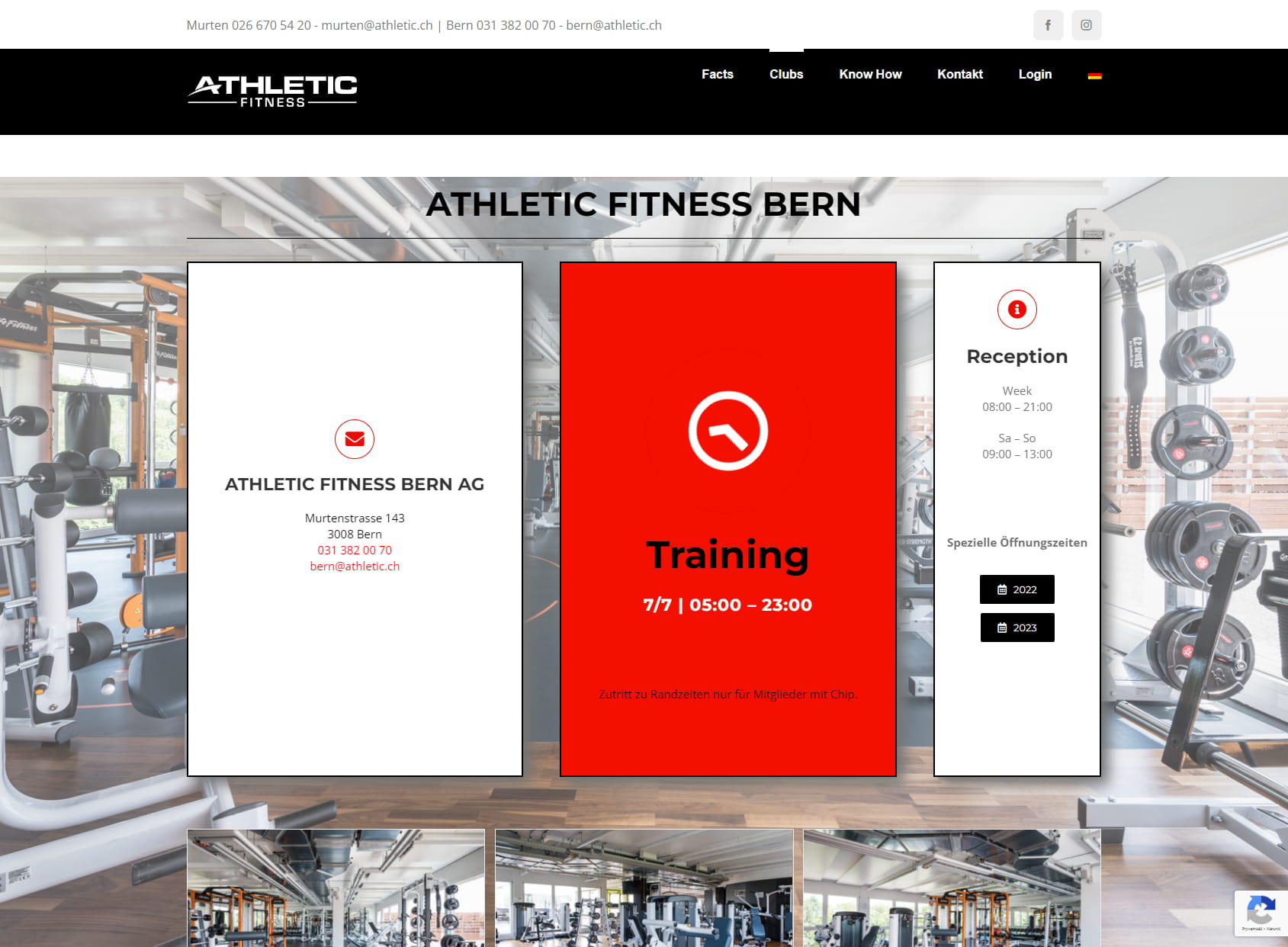 Athletic Fitness Bern