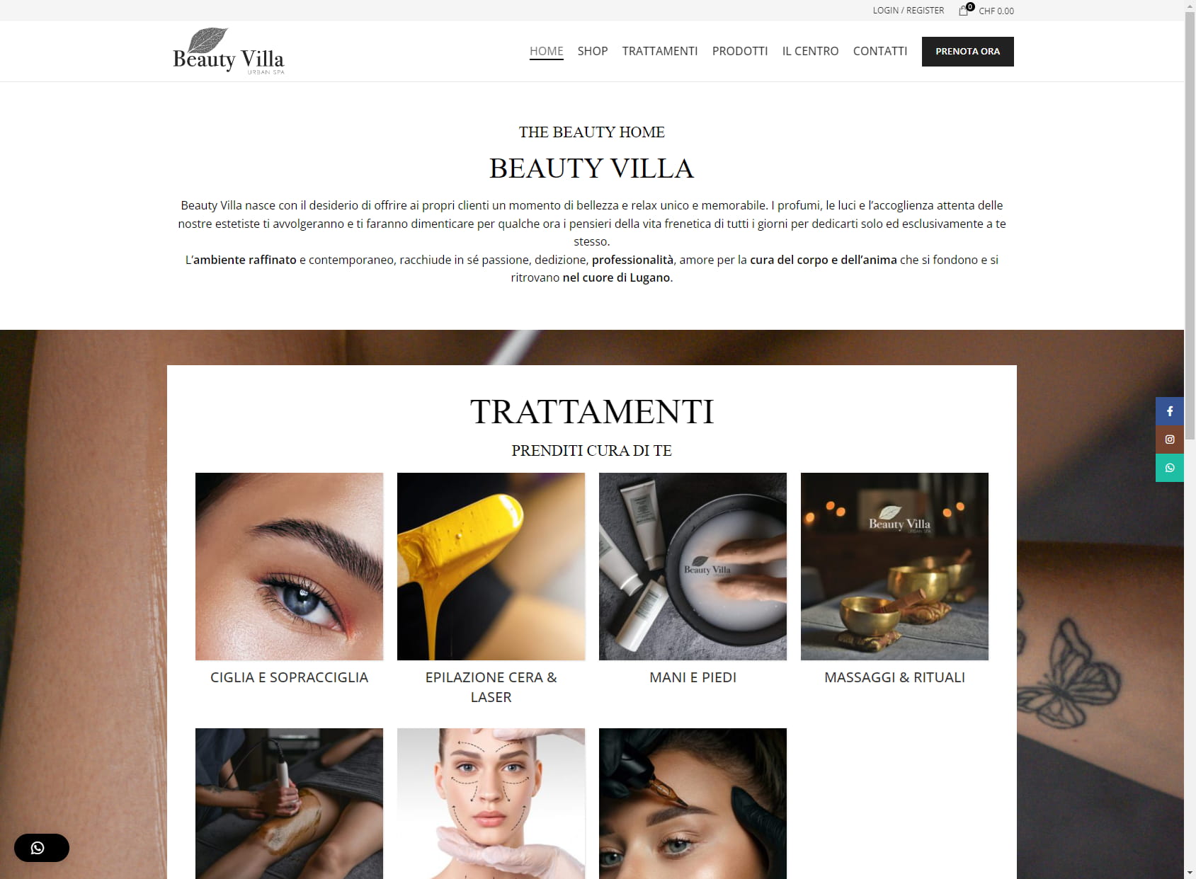 Beauty Villa Lugano - Epilazione Laser, Trucco Permanente, Trattamenti Viso Anti-Age.