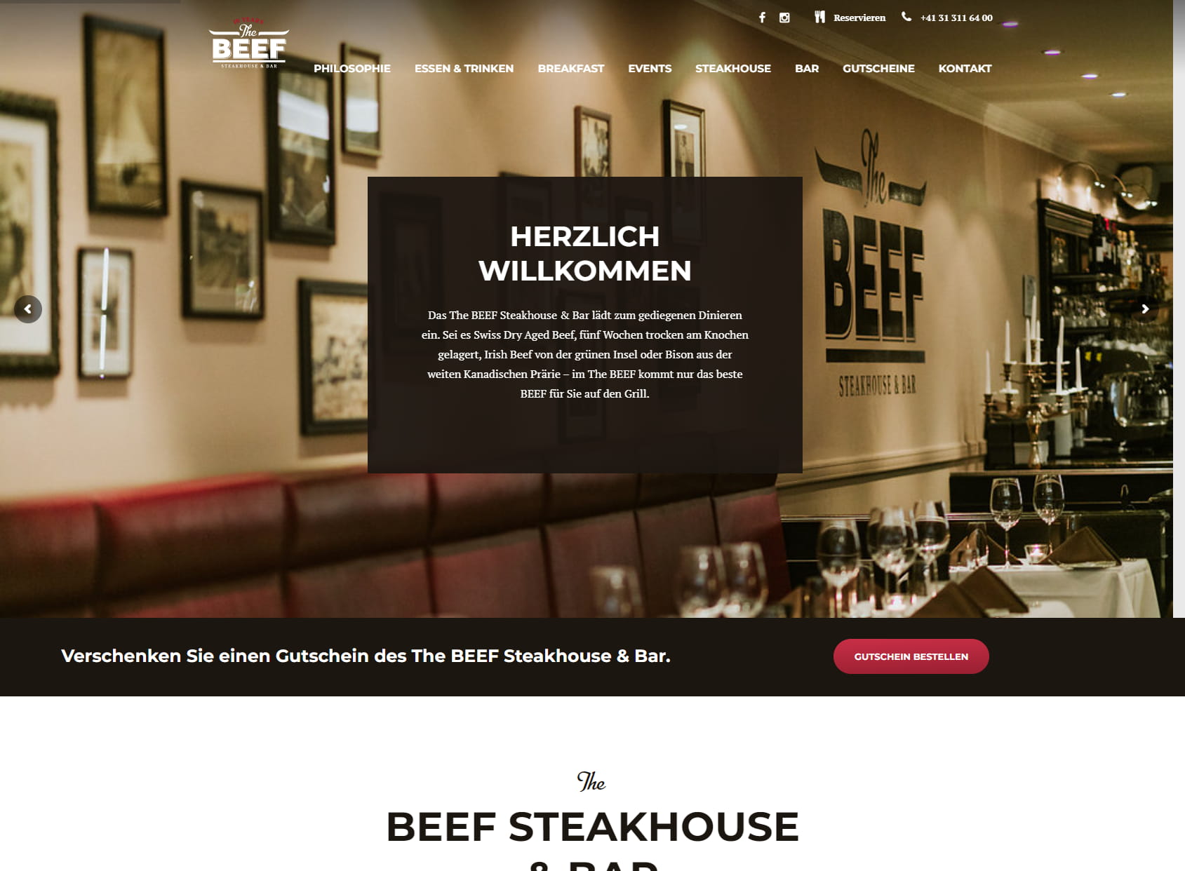 The BEEF Steakhouse & Bar