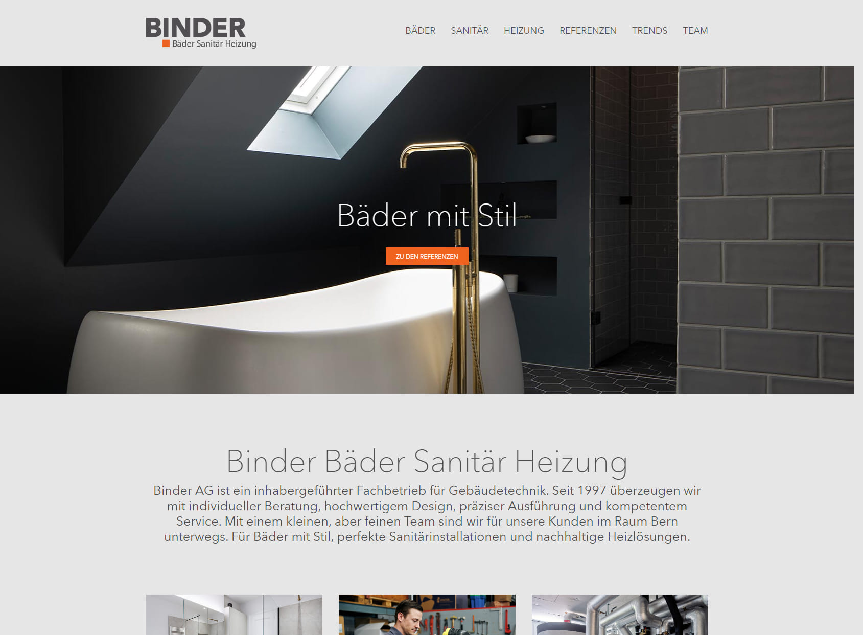 Binder AG, Bäder Sanitär Heizung