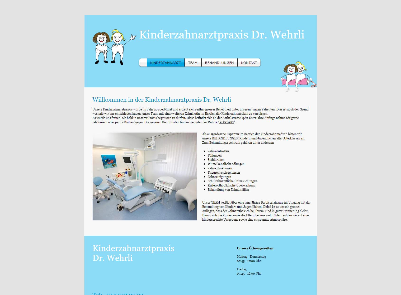 Kinderzahnarztpraxis Dr. Wehrli