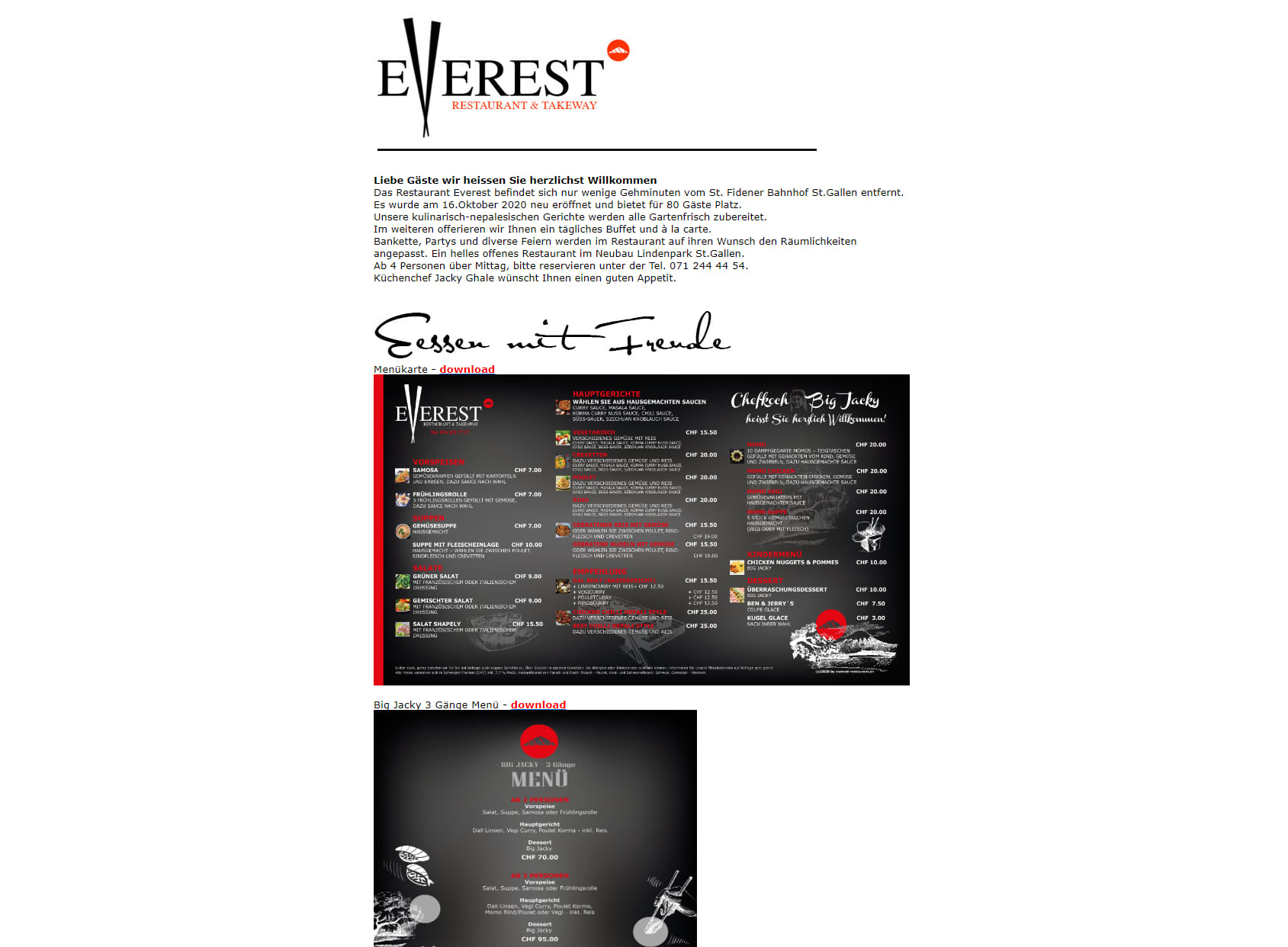Everest Restaurant St. Gallen