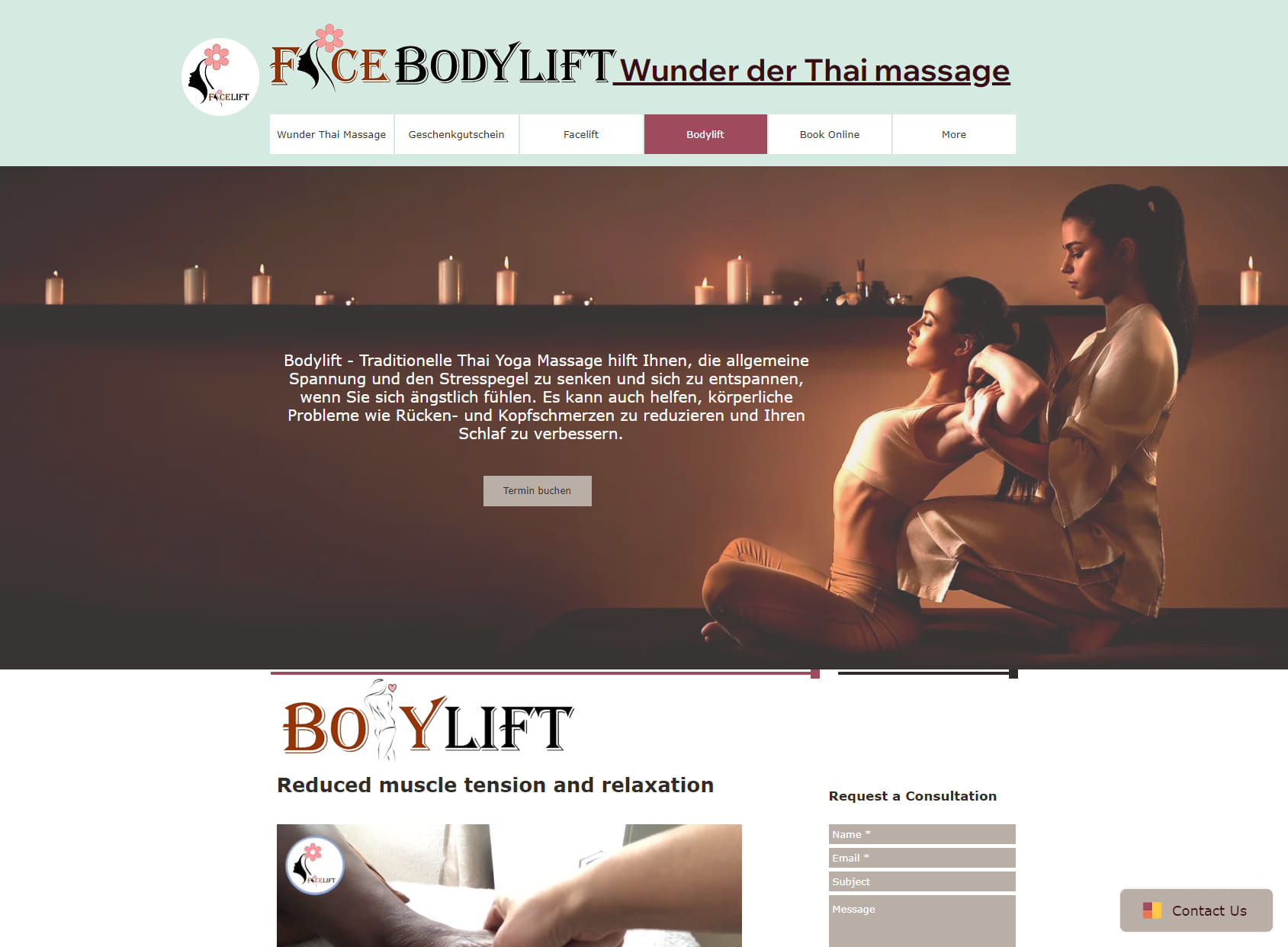 FaceBodyLift- Wunder der Thai massage Bern
