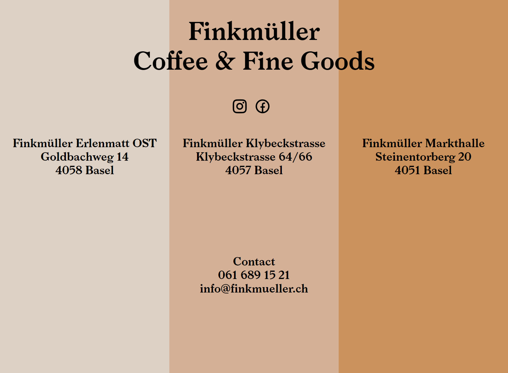 Finkmüller - Coffee & Fine Goods, Klybeckstrasse