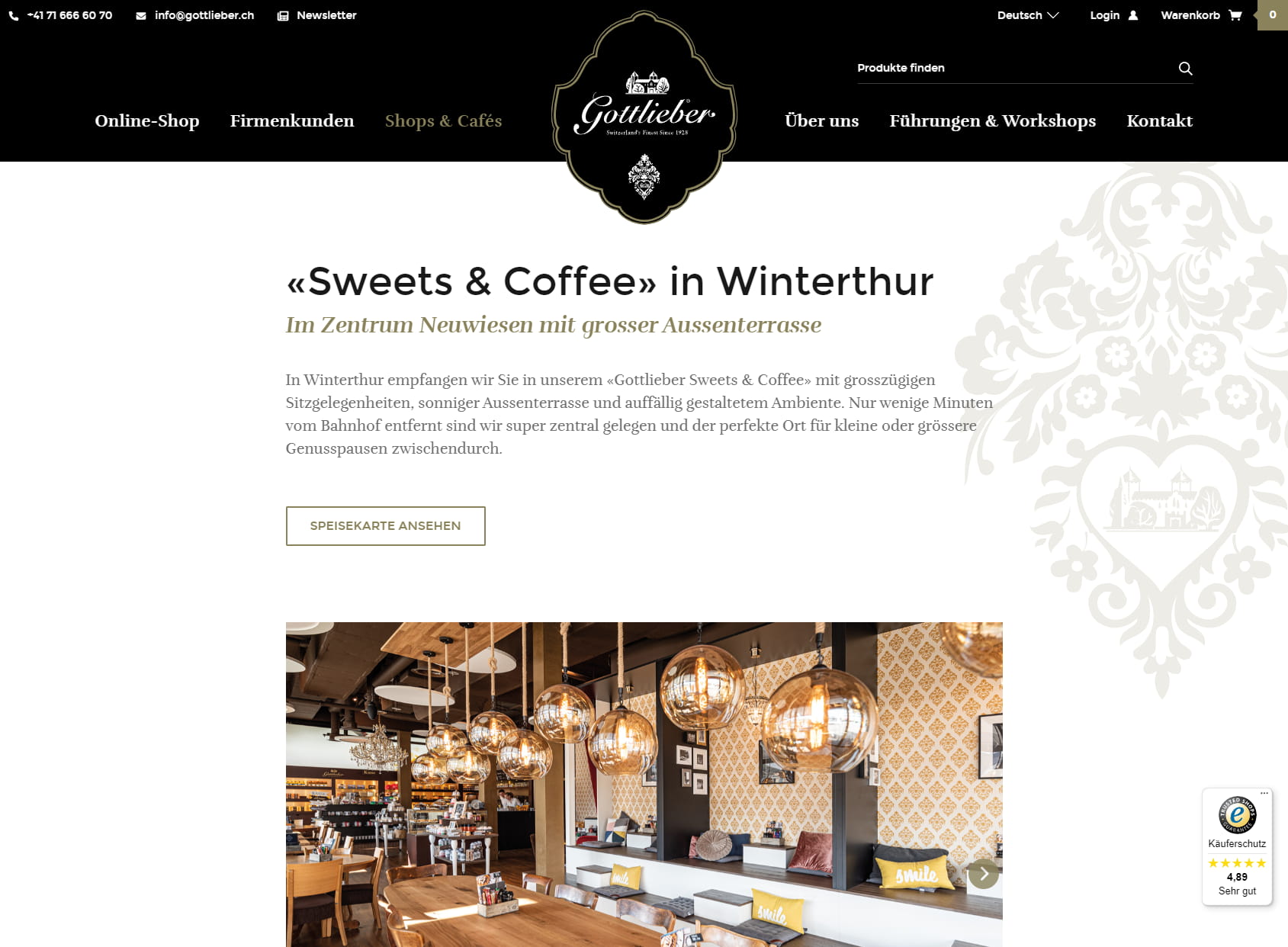 Gottlieber Sweets & Coffee Winterthur