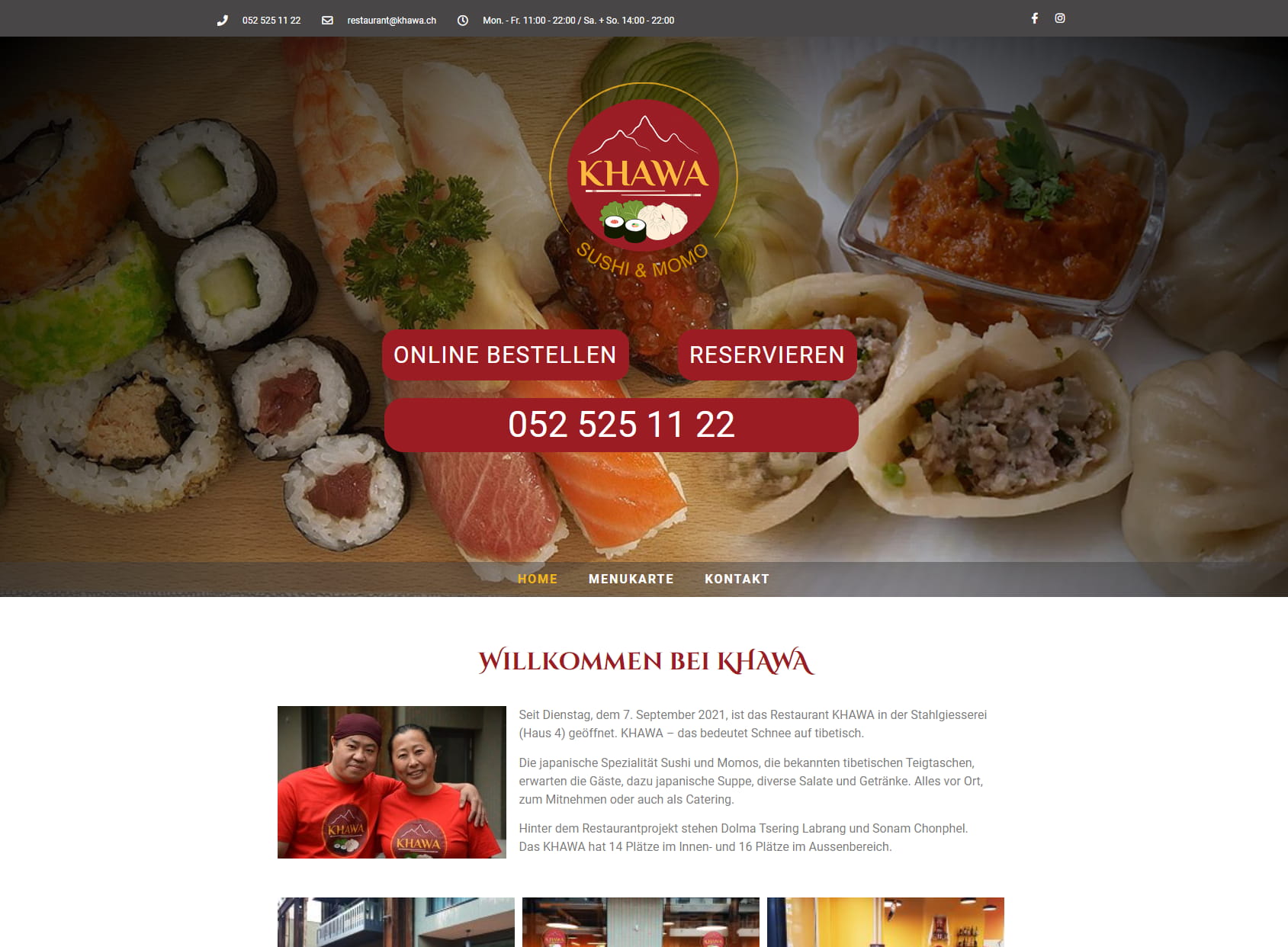 Khawa Restaurant Sushi & Momo in Schaffhausen,