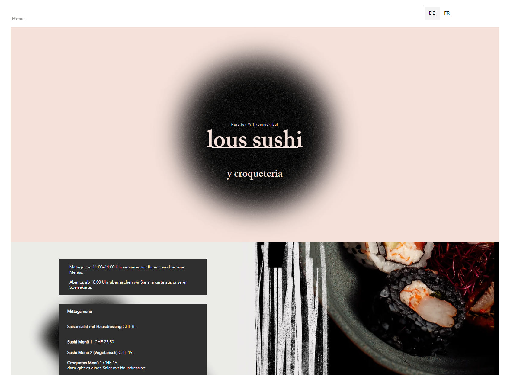 Lous Sushi y Croqueteria