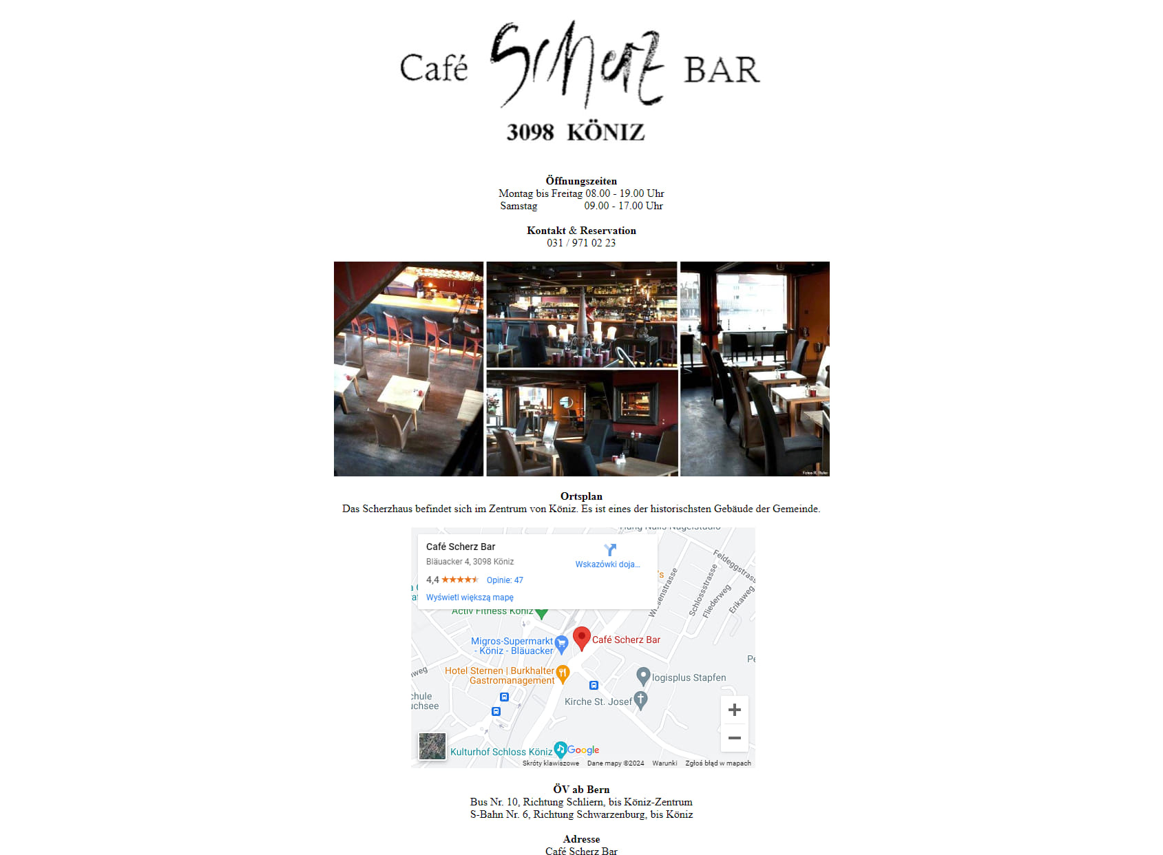 Café Scherz Bar