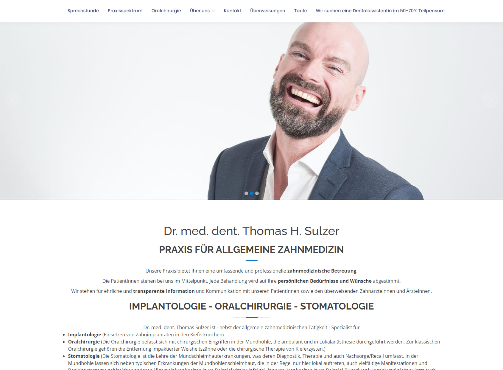 Zahnarztpraxis Dr. med. dent. Thomas Sulzer