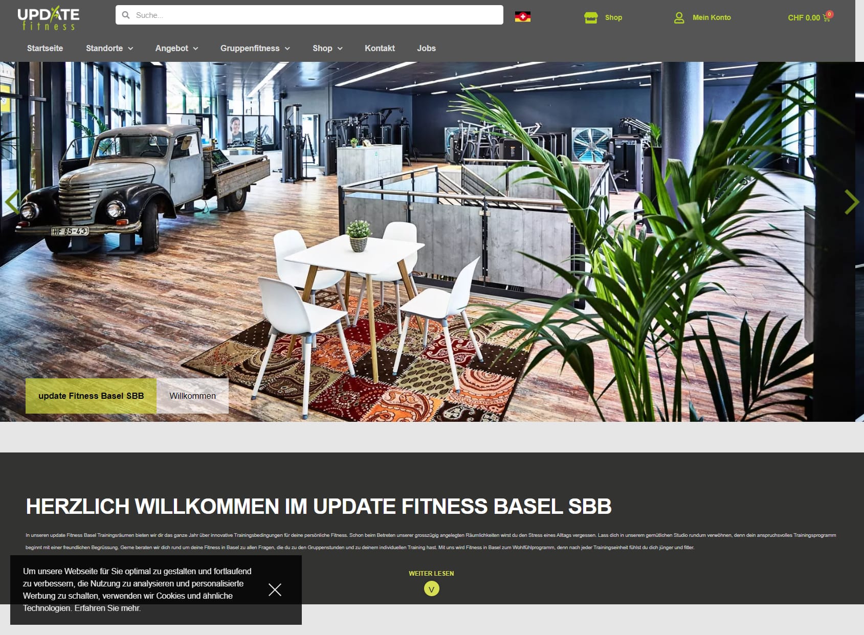 update Fitness Basel SBB