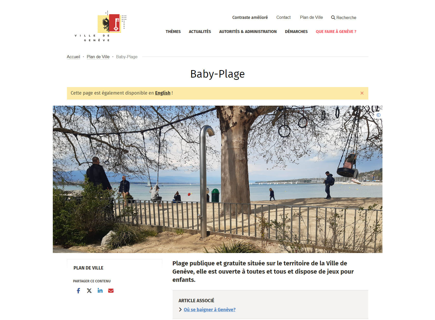 Baby-Plage