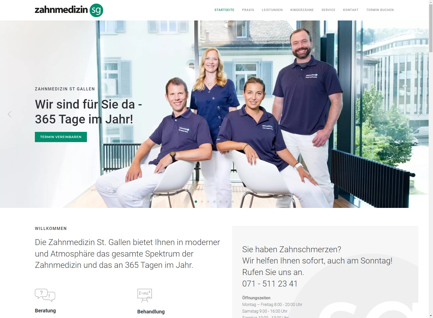 Zahnmedizin St. Gallen Dres. med. dent. Backmann, Garaffa