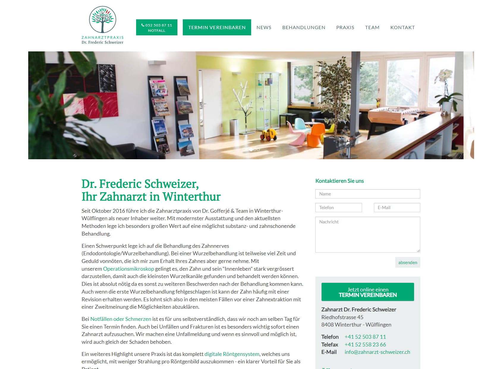 Zahnarztpraxis Dr. Frederic Schweizer